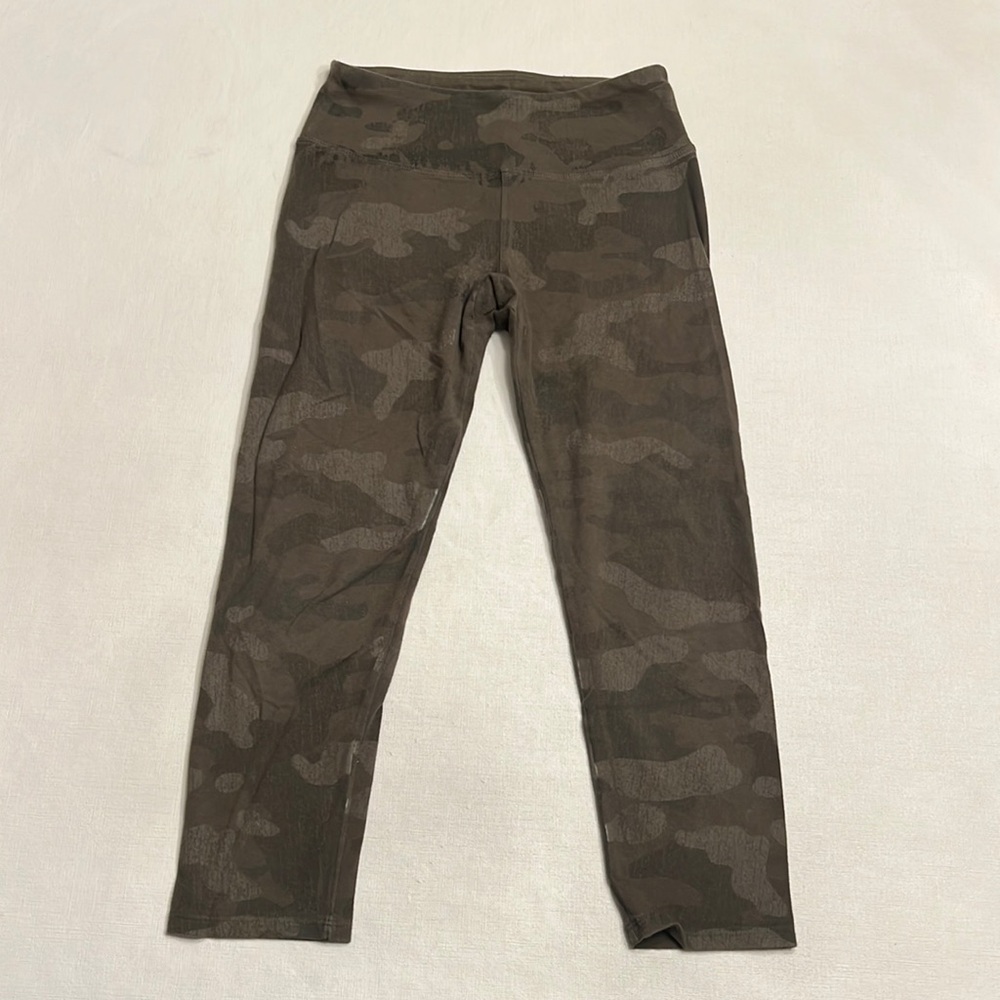 Hardtail High Rise Crop Camouflage Leggings